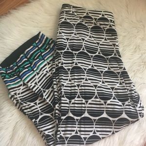 Multi Print Wide Legged Pants